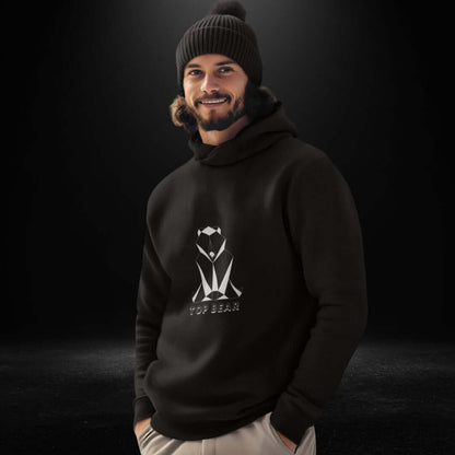 Top Bear Black Hoodie - Bite Me Now