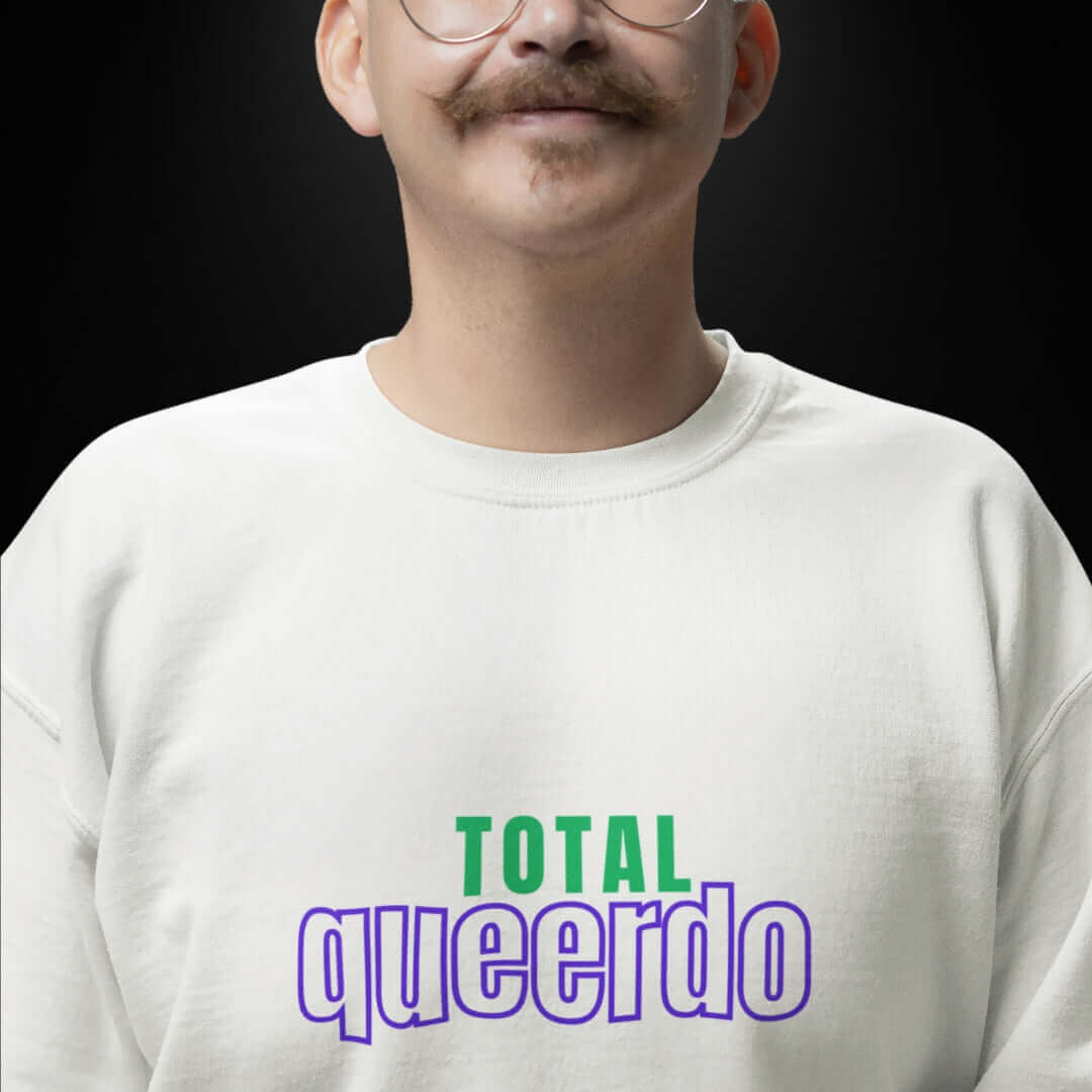 Total Queerdo White Pullover - Bite Me Now