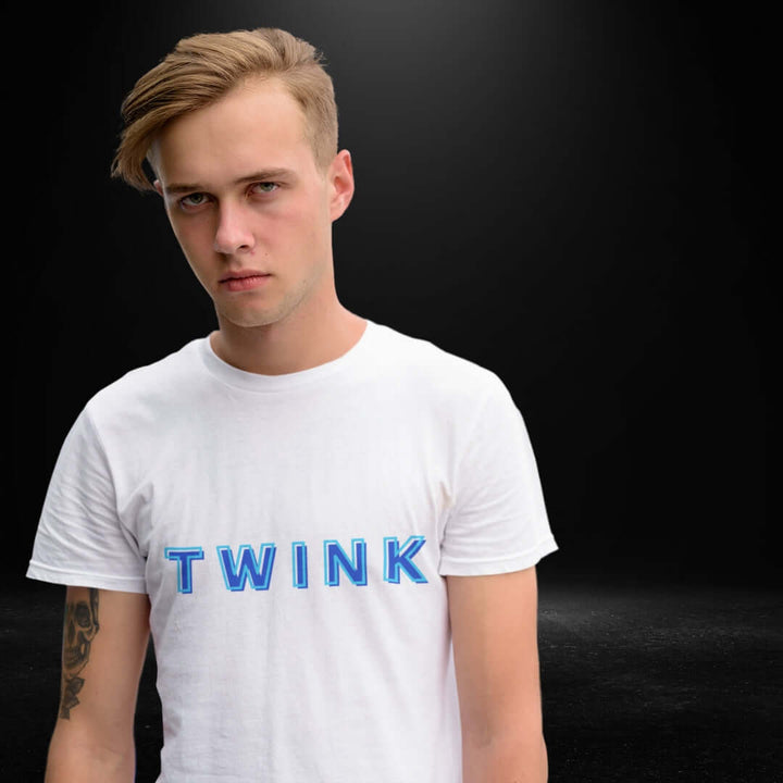 Twink White Tee - Bite Me Now