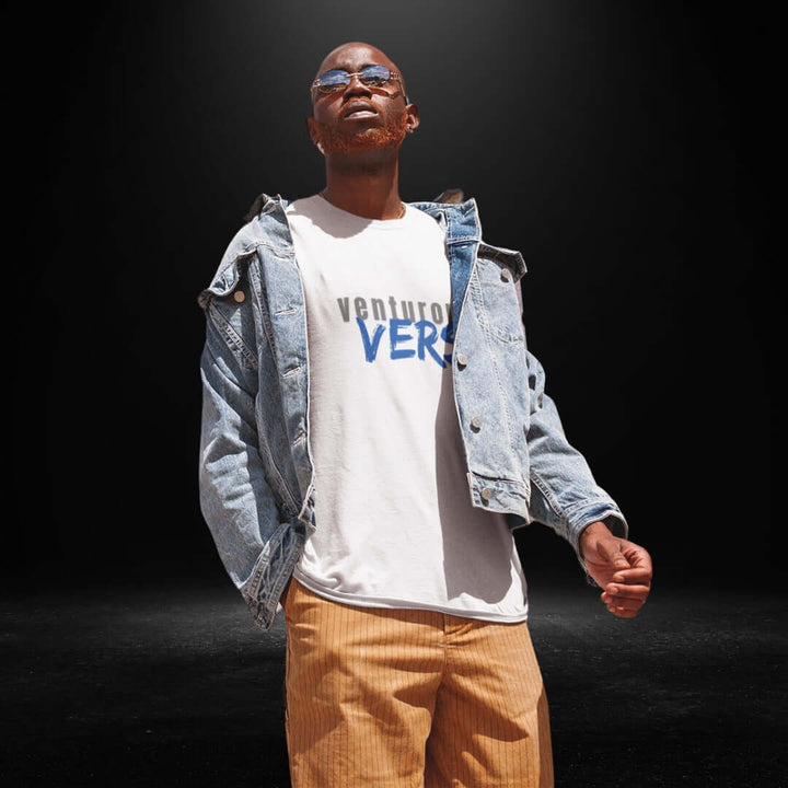 Venturous Vers White Tee - Bite Me Now