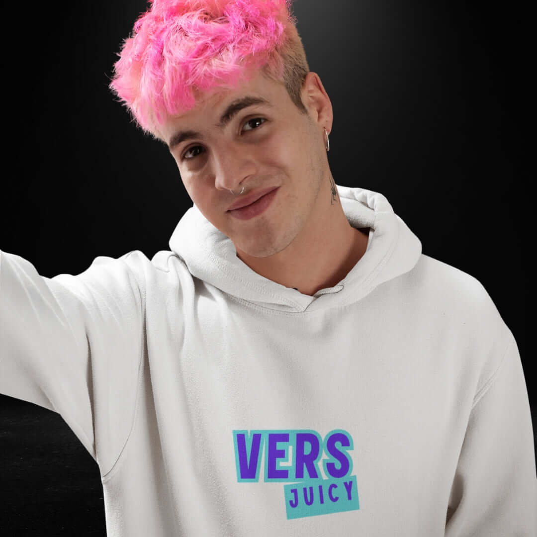 Vers Juicy White Hoodie 