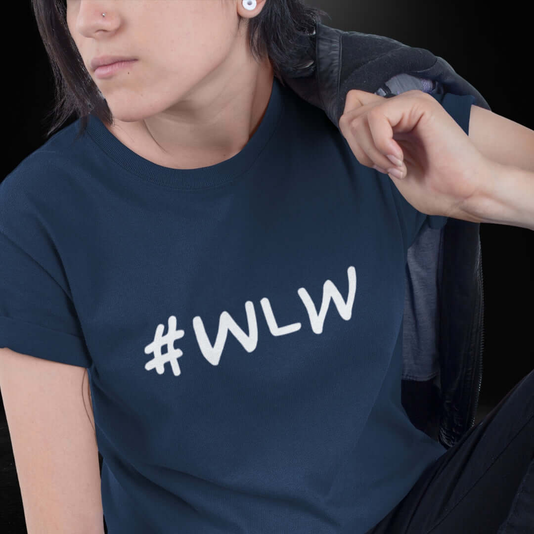 WLW Navy Tee - Bite Me Now