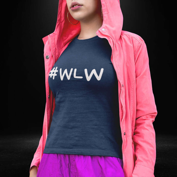 WLW Navy Tee - Bite Me Now