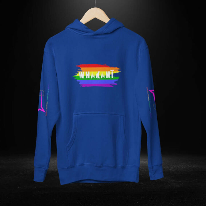 Whakahī (Maori) Pride Blue Hoodie