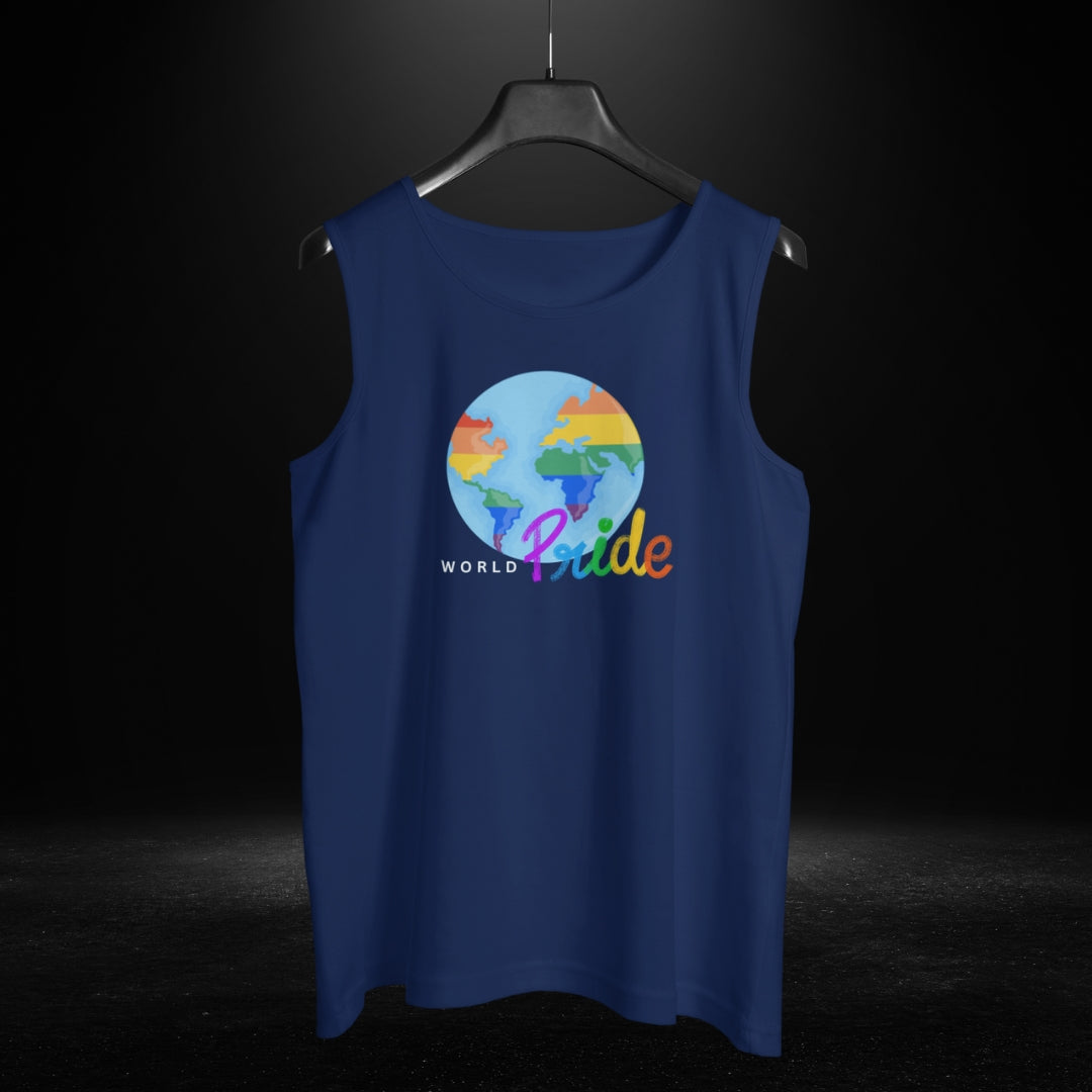 World Pride Navy Tank - Bite Me Now