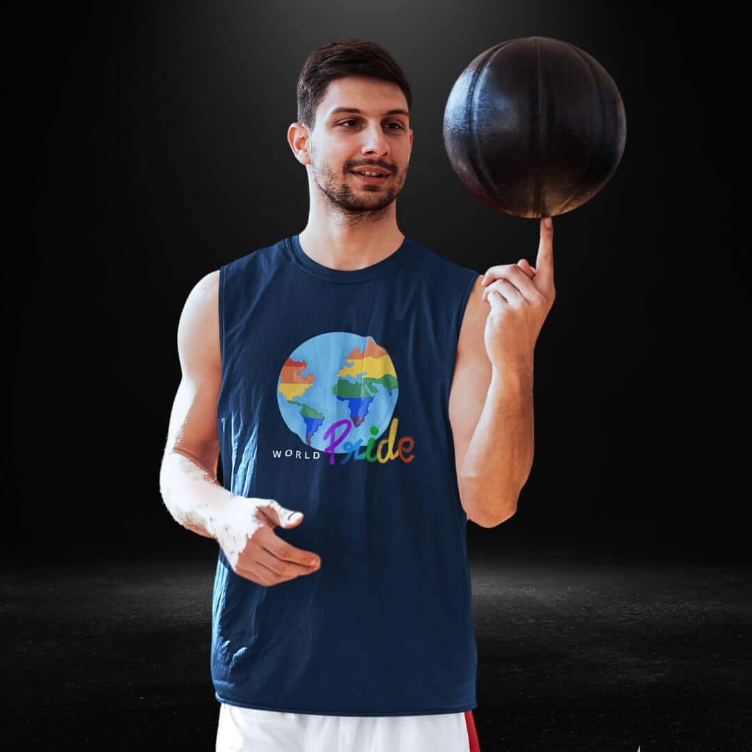 World Pride Navy Tank - Bite Me Now