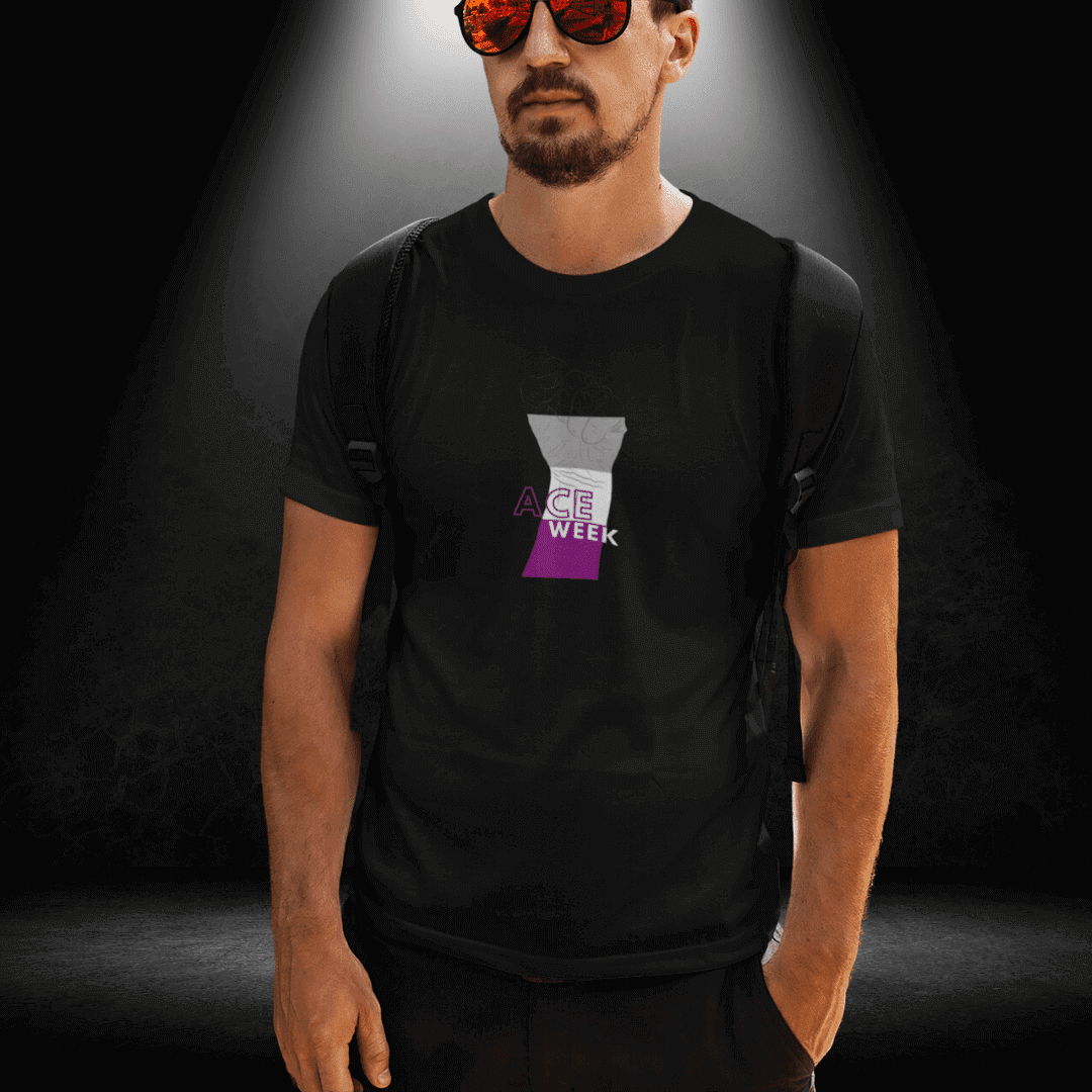 LGBTQ+ Ace Week Tee - Ace Week Black Tee