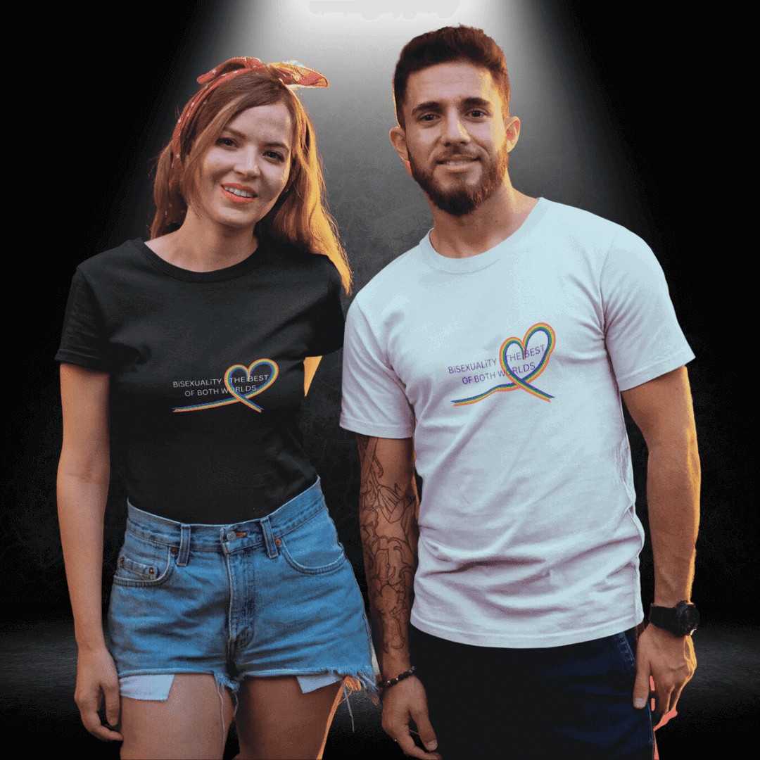 LGBTQ+ Bisexual Visibility Day Tee - The Best of Both Worlds