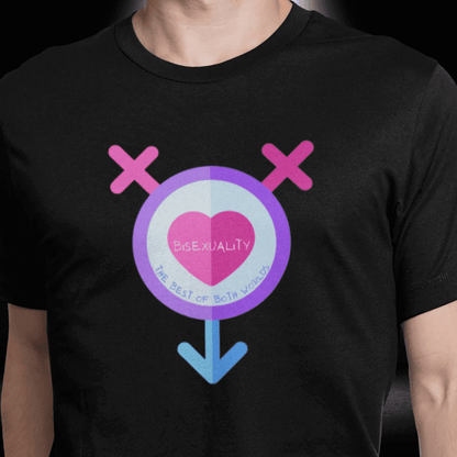 LGBTQ+ Bisexual Visibility Day Tee - Bisexuality, The Best of Both Worlds