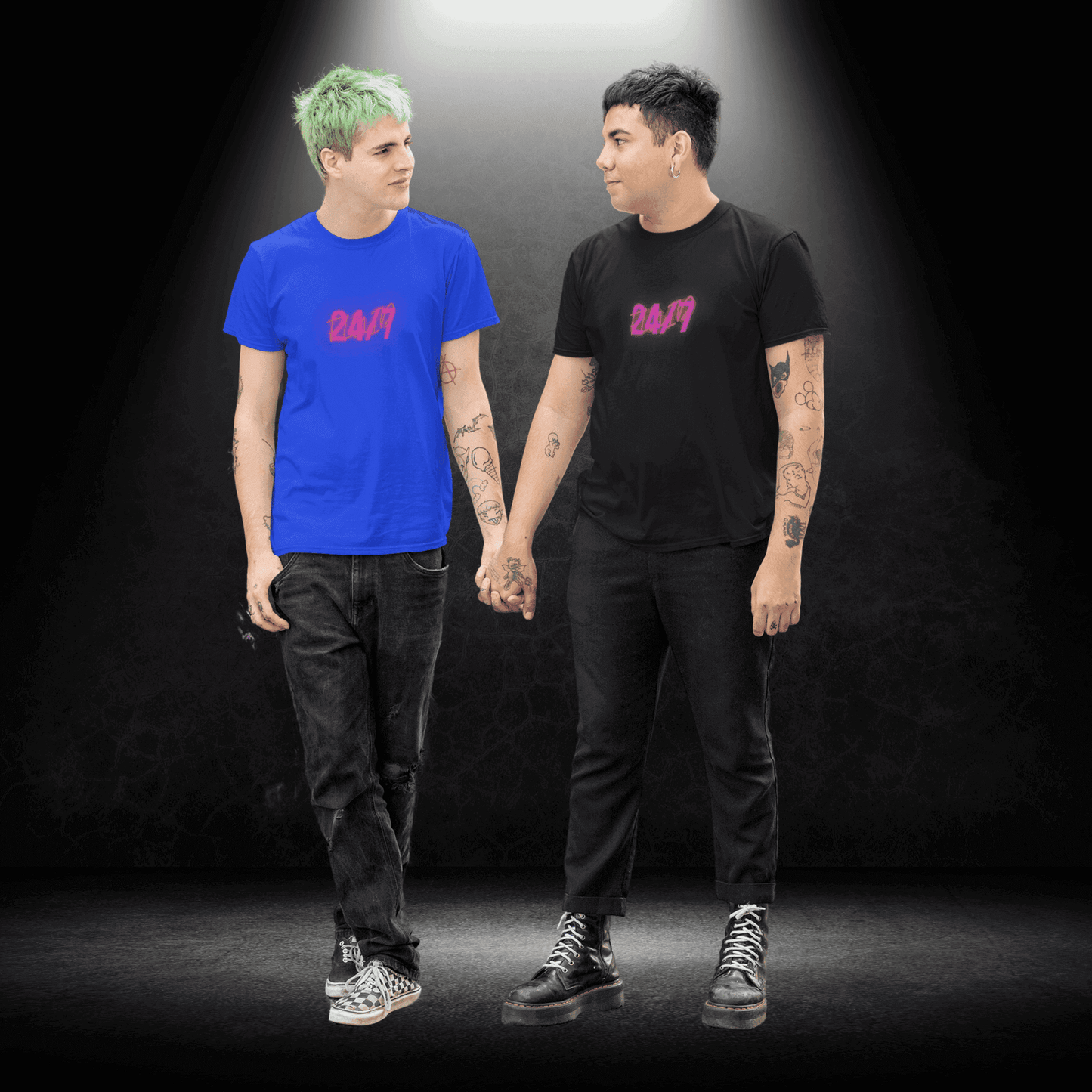 Unisex Tee - Fluid 24 7 - BiteMeNow