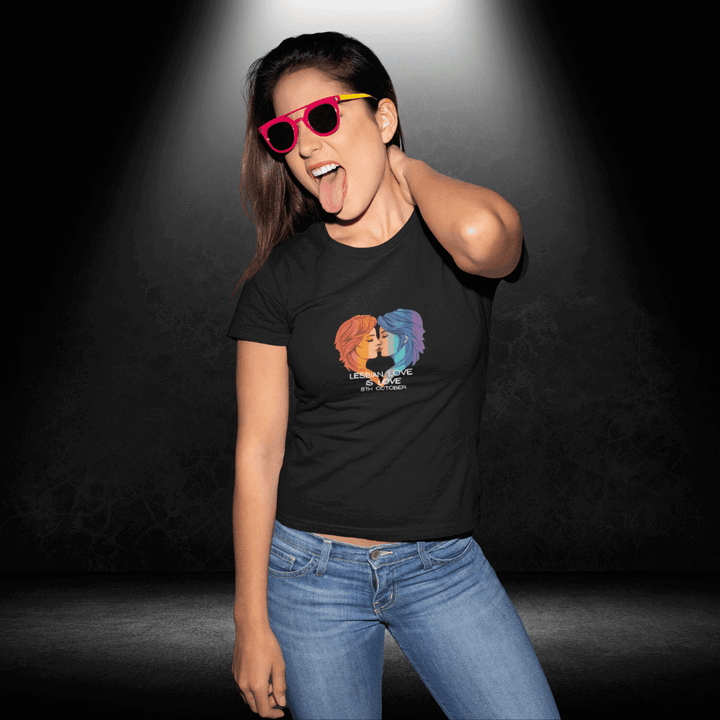 LGBTQ+ International Lesbian Day Tee - Lesbian Love is Love