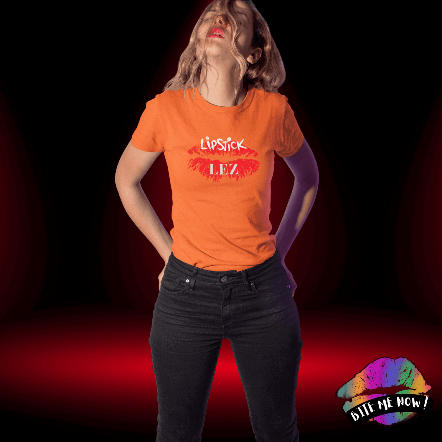 LGBTQ+ International Lesbian Day Tee - Lipstick Lez