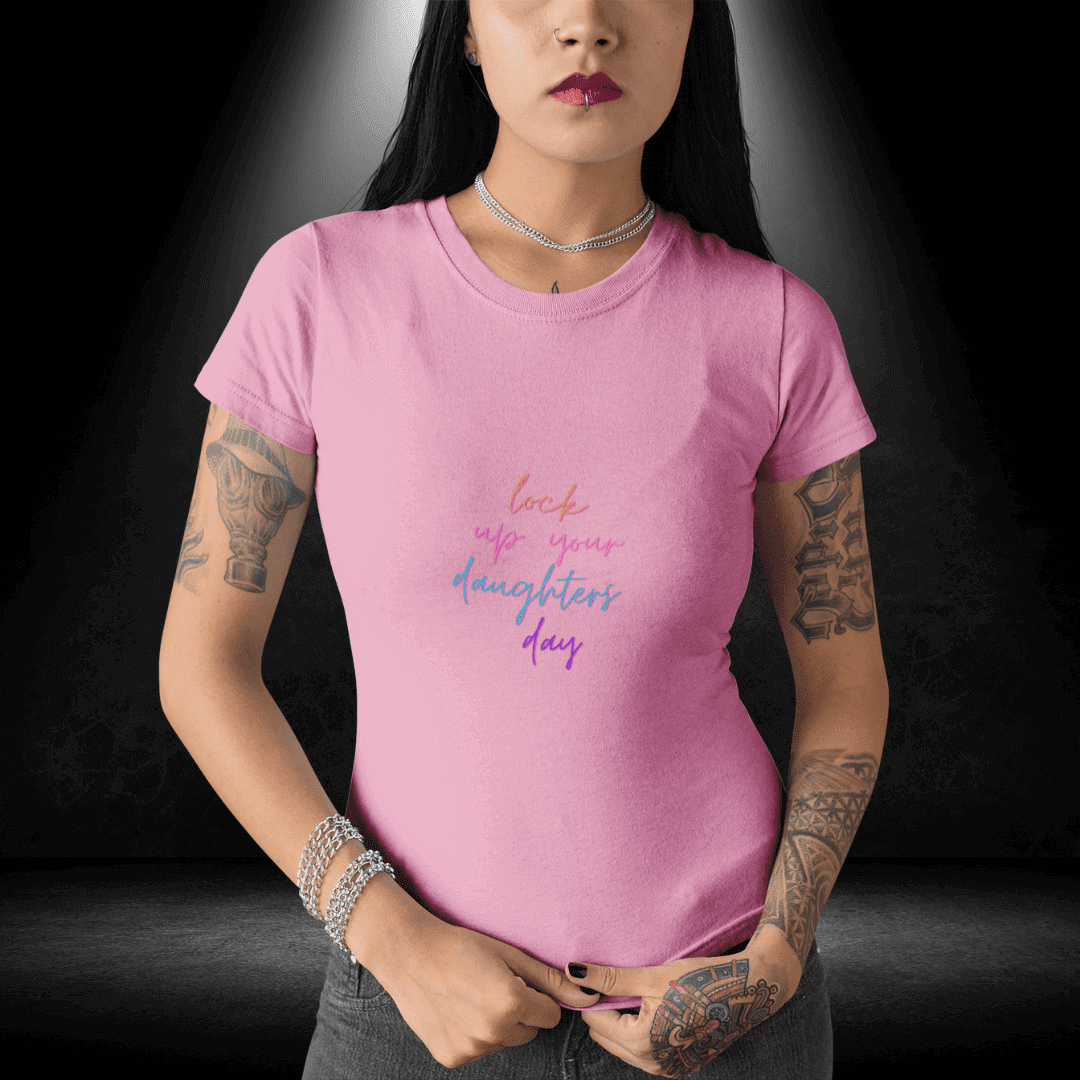LGBTQ+ International Lesbian Day Tee - Lock Up Your Daughters