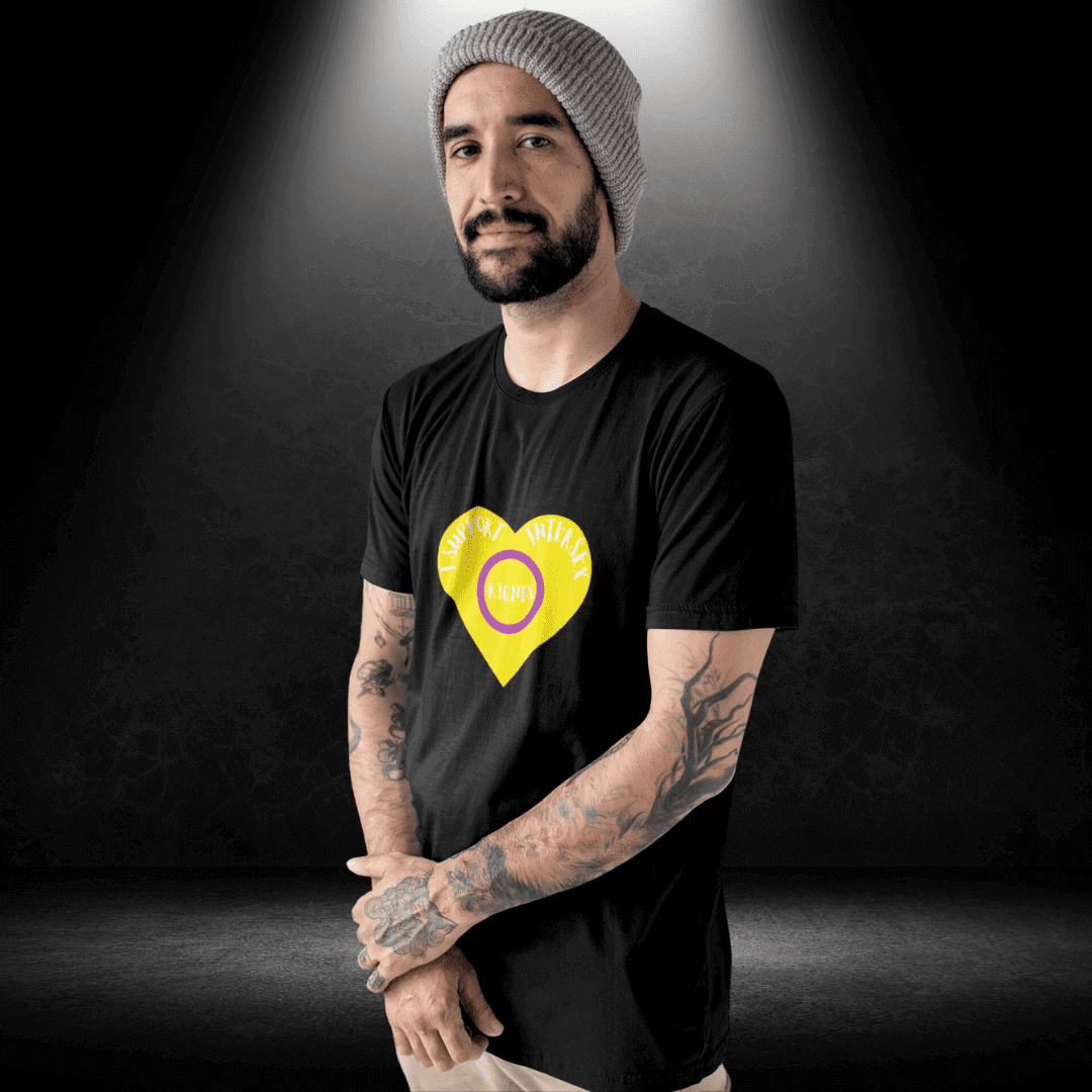 LGBTQ+ Intersex Solidarity Day Tee - I Support Intersex Rights