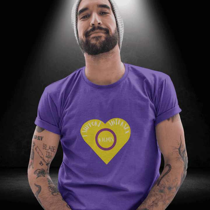LGBTQ+ Intersex Solidarity Day Tee - I Support Intersex Rights