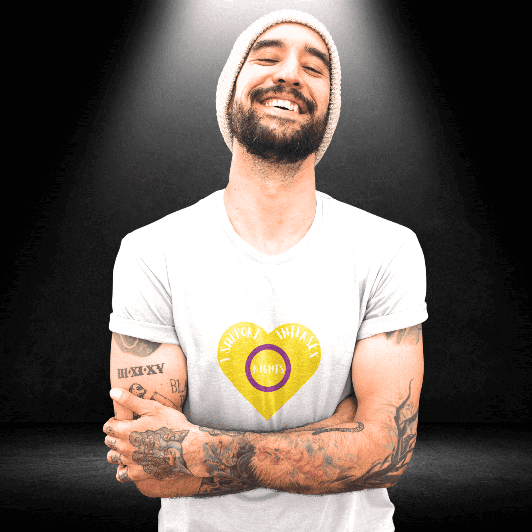 LGBTQ+ Intersex Solidarity Day Tee - I Support Intersex Rights