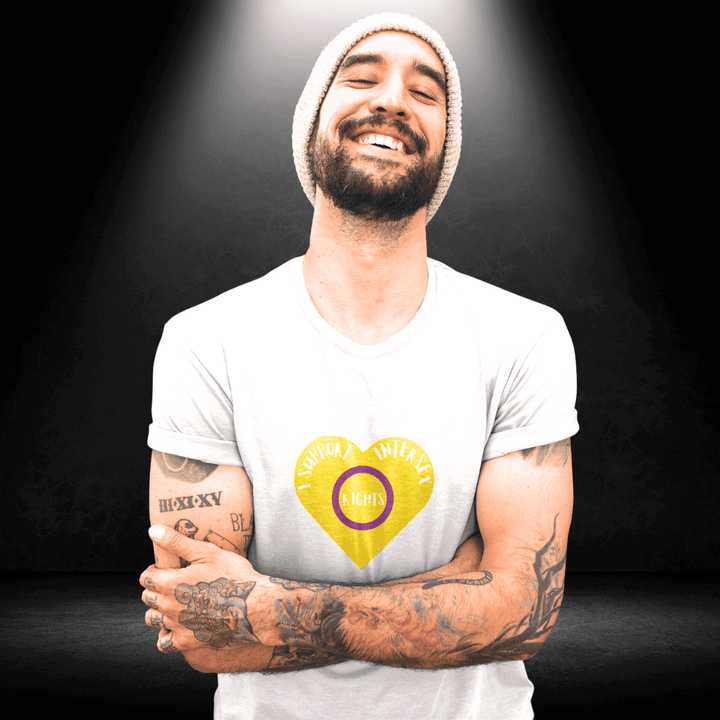 LGBTQ+ Intersex Solidarity Day Tee - I Support Intersex Rights