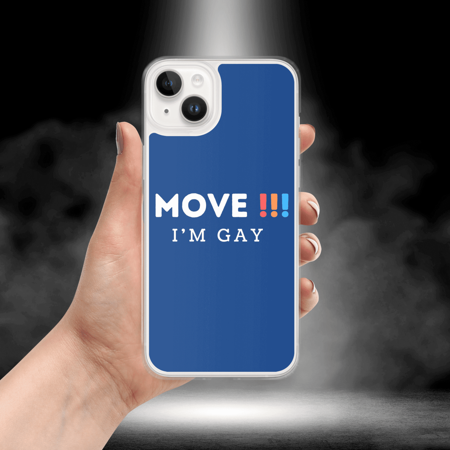 iPhone Cover - Move I'm Gay - BiteMeNow