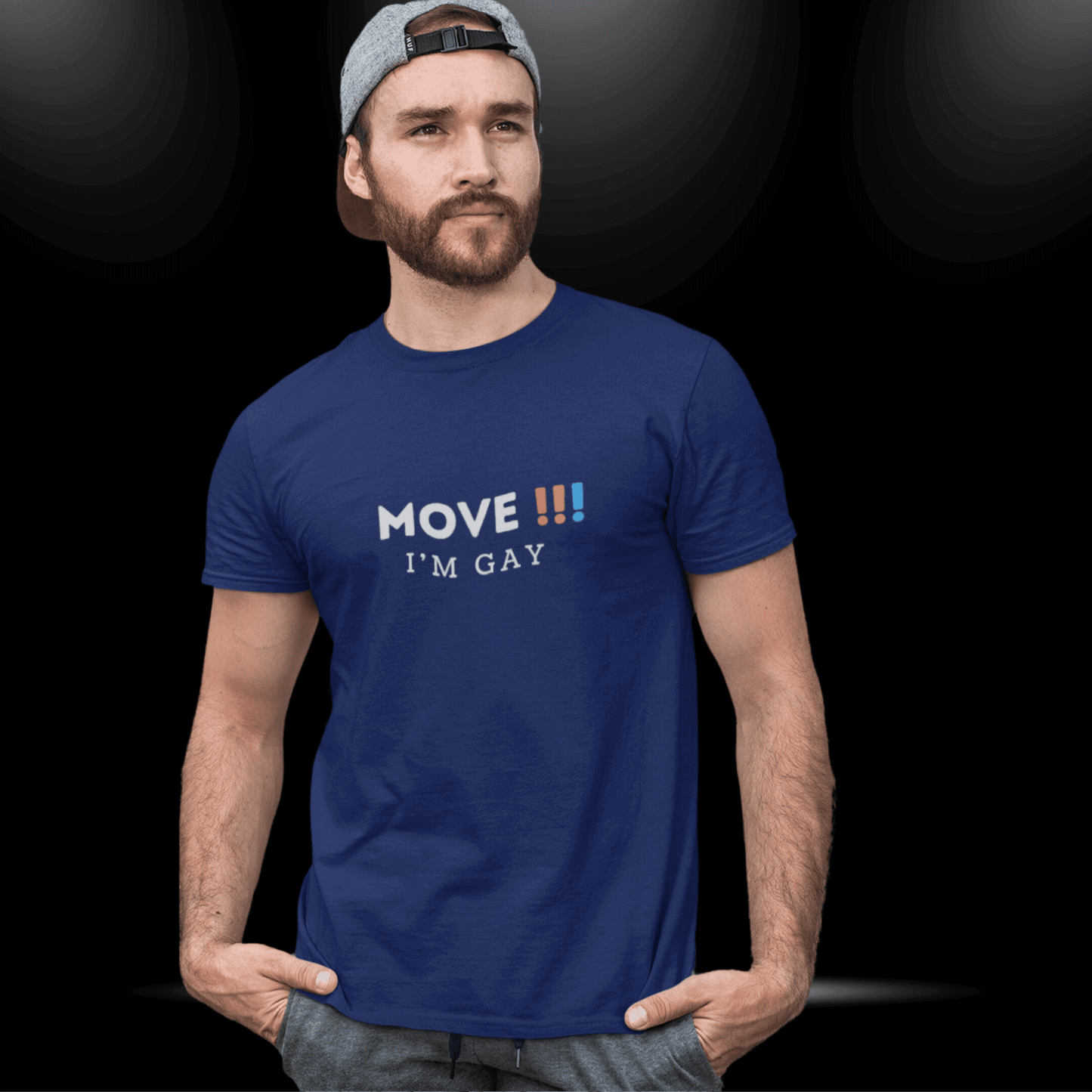 Unisex Tee - Move I'm Gay - Bite Me Now