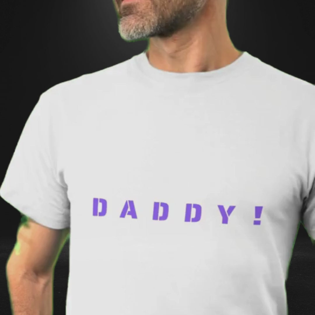 Daddy White Tee - Bite Me Now