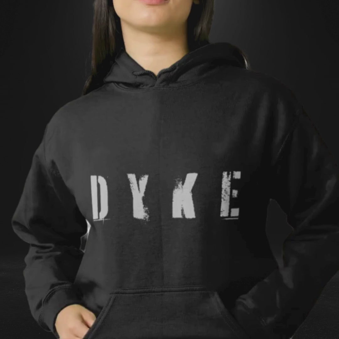 DYKE Hoodie NAV/BLK Video - Bite Me Now