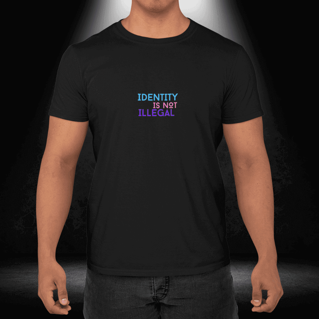 LGBTQ+ Transgender Awareness Week Tee - Identity is not Illegal