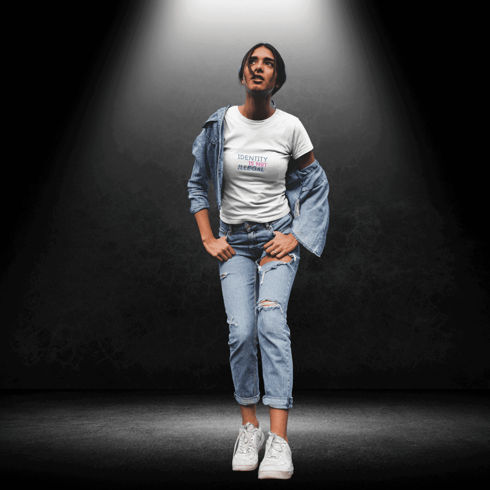 LGBTQ+ Transgender Awareness Week Tee - Identity is not Illegal