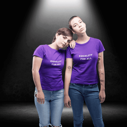 LGBTQ+ Wear it Purple Tee - Equality For All - BiteMeNow