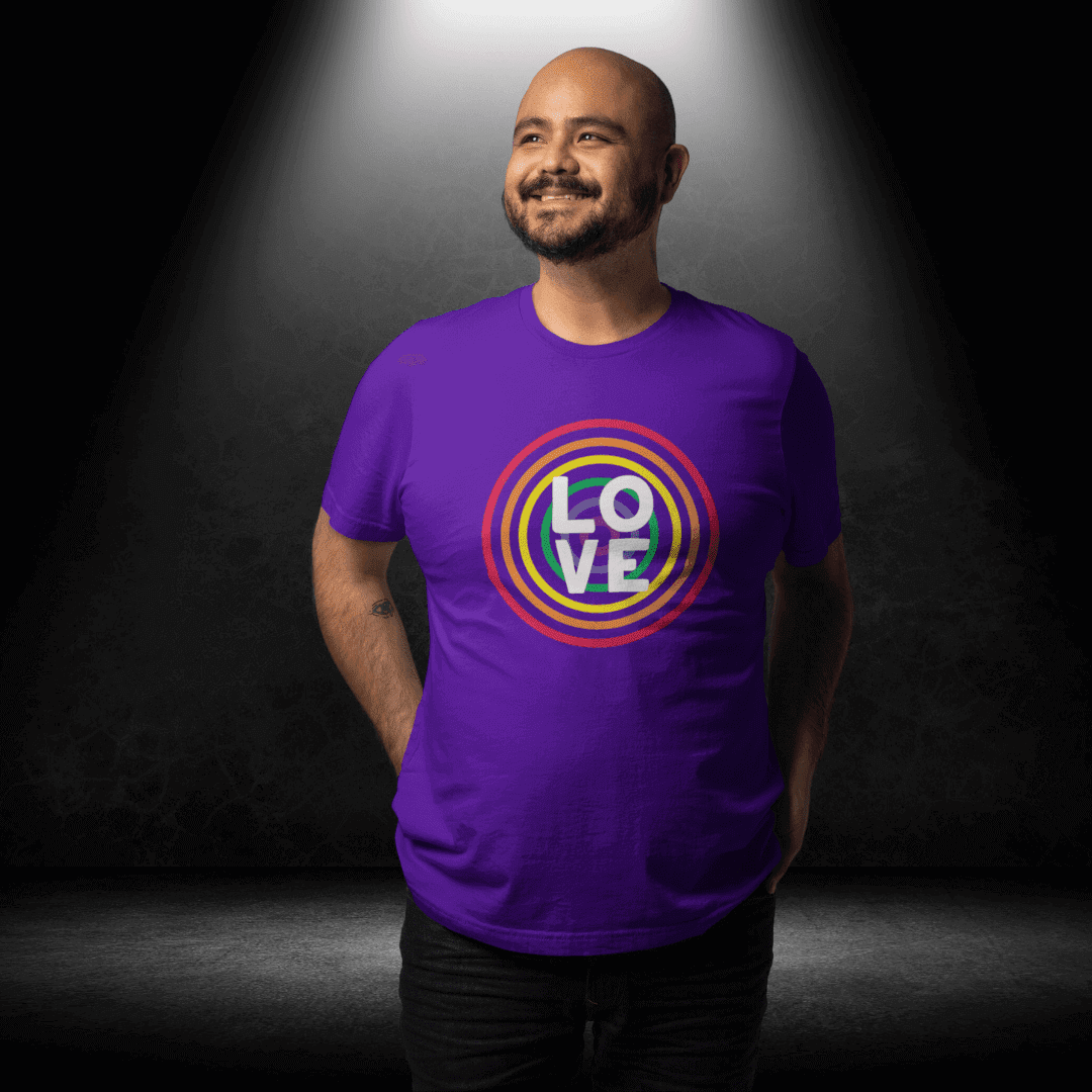 Wear it Purple - Purple L O V E Tee - BiteMeNow