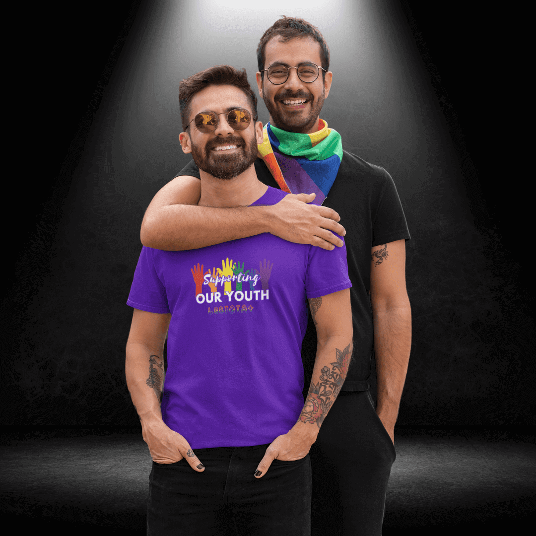 LGBTQ+ Wear It Purple Tee - Supporting Our Youth