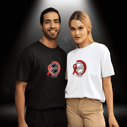 LGBTQ+ World Aids Day Black Tee - BiteMeNow